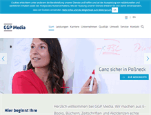 Tablet Screenshot of ggp-media.de